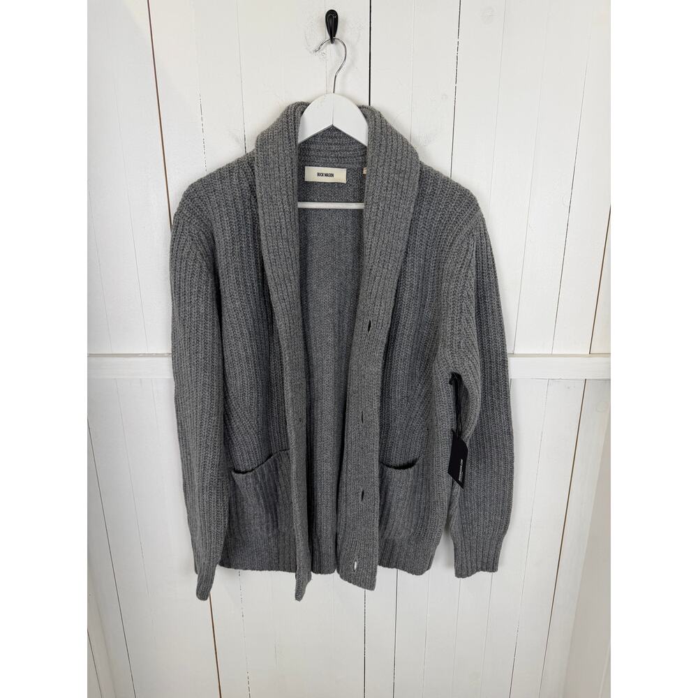 Buck Mason Gray Hersman Shawl Cadigan